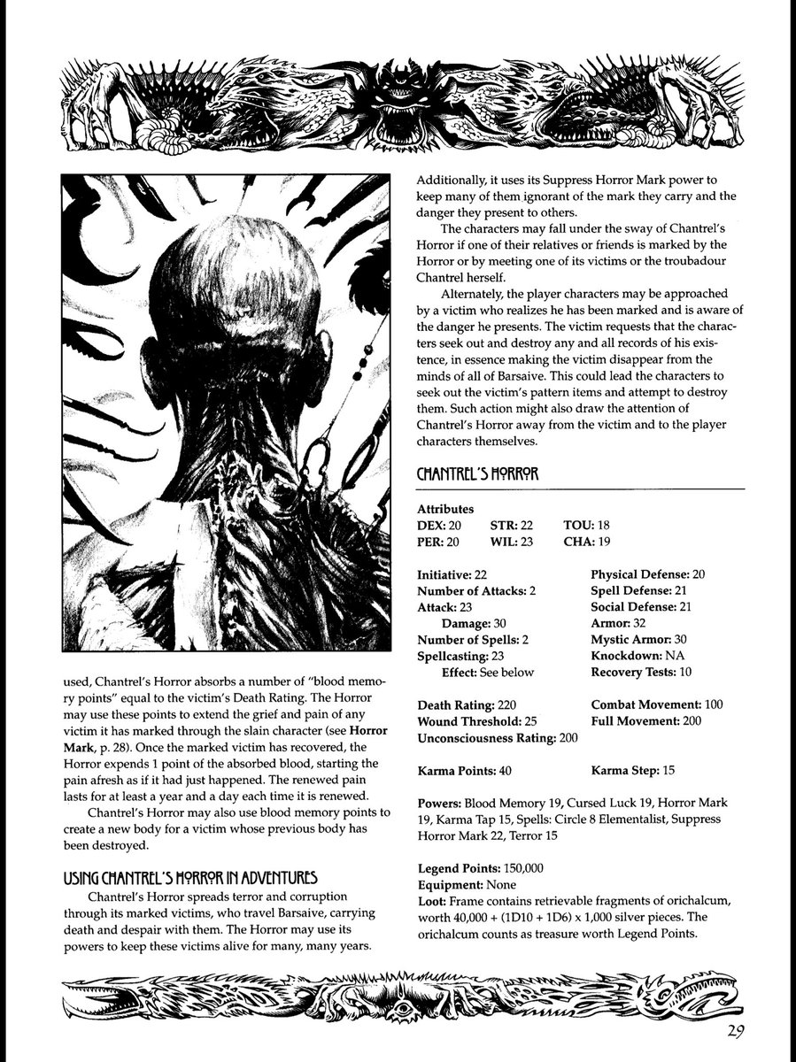 I think there might be some Hellraiser references there! More damn dark Earthdawn 