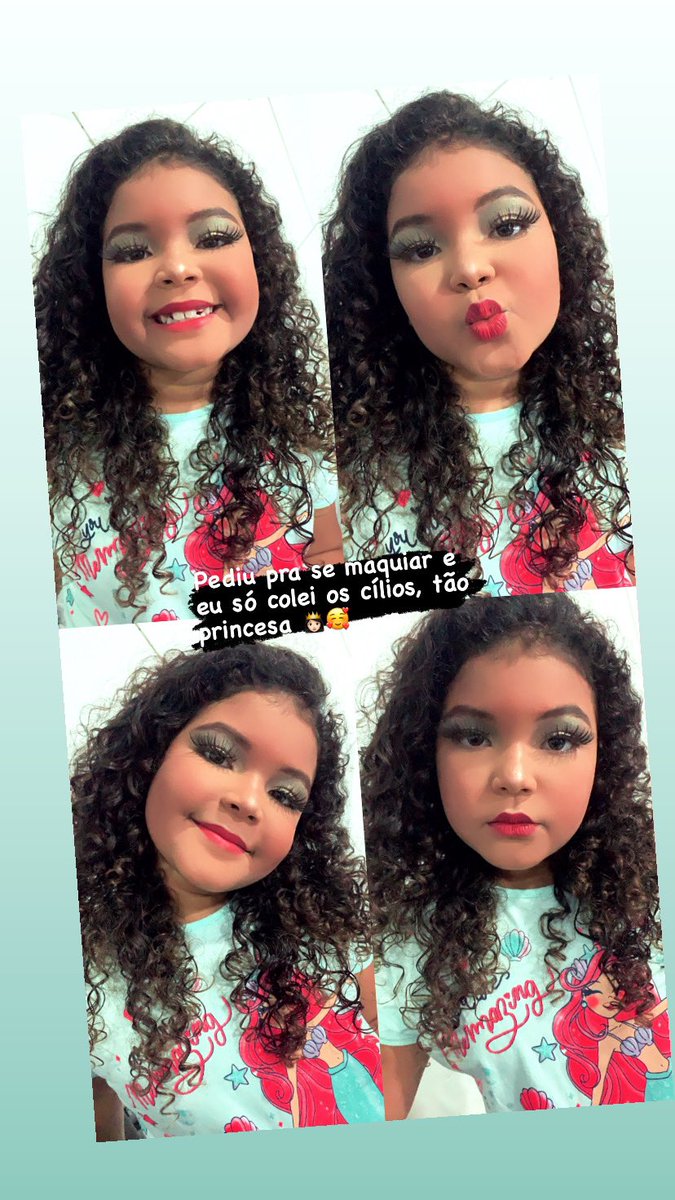 AnaFlavia0812's tweet photo. Só deixo se maquiar em casa, quer aprender mamãe ensina.. o importante é se distrair e ficar mais linda ainda 👸🏻💕💄🎀 #mãedemenina #minhamanu #mamãeama https://t.co/j4IguxKt4w