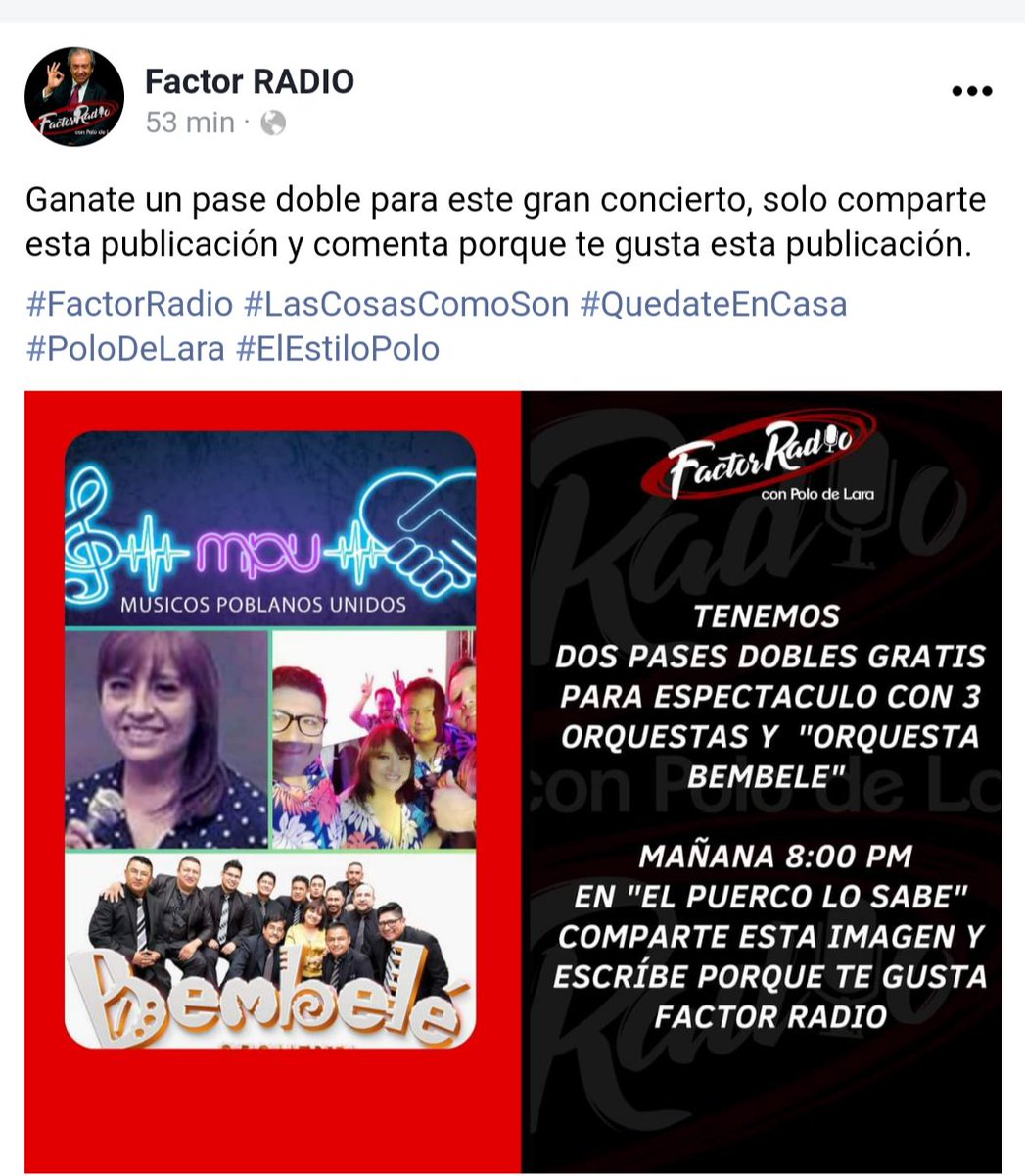 A participar #conTodo!! <a href="/OficialEspiral/">Espiral Comunicaciones Oficial</a> <a href="/FactorRadioPue/">Factor Radio Puebla</a> <a href="/FACTORCIUDADANO/">FACTOR CIUDADANO</a> <a href="/ZaraPaolaFlo/">Zara Flores</a> <a href="/ArianaNolasco16/">someoneloveme</a>