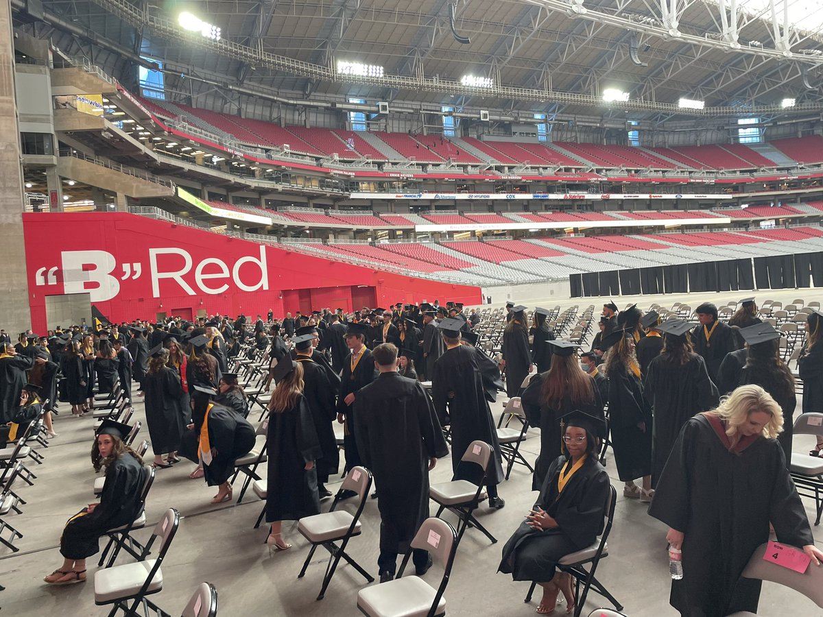 Barry Goldwater HS <a href="/BGHS_DVUSD/">Barry Goldwater High</a> <a href="/DVUSD/">Deer Valley Unified School District</a> #graduation is about to begin!