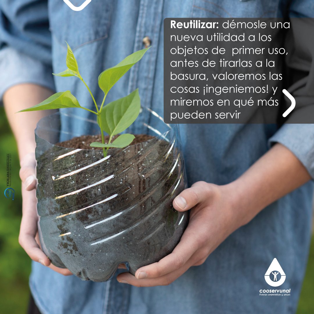 cooservunal's tweet photo. En Cooservunal nos comprometemos con promover estilos de vida saludable🍃 y responsables con el medio ambiente, e invitamos a nuestros asociados a utilizar la regla de las tres R…
#Cooservunal #Cooperativa #Reciclaje #MedioAmbiente #ODS #Objetivo12 #Planeta #DíaReciclaje https://t.co/rvPJkVzZTH