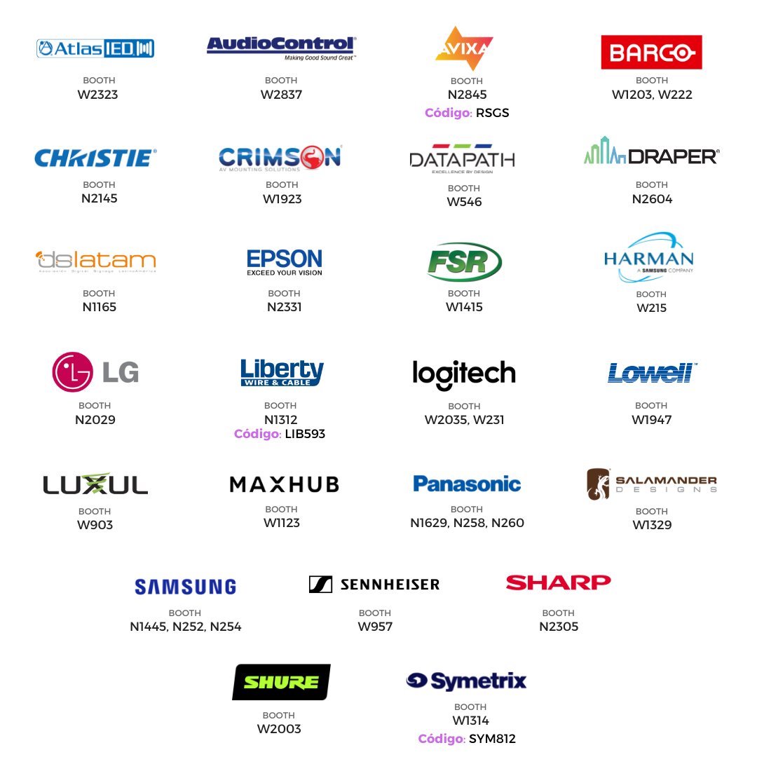 NovotechMX's tweet photo. NOVOTECH® Presente en INFOCOMM 2022
Conoce las marcas que representamos y sus últimas Novedades Tecnológicas
🗓 Del 4 al 10 de Junio del 2022
📍Las Vegas
Regístrate en el siguiente link 👇
https://t.co/5OSBnS3LrX
#infocomm2022 #infocommshow https://t.co/RB8kiLg8Ay