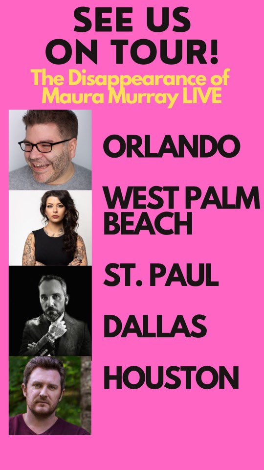 Crawlspacepod's tweet image. We are hitting the road this August with @patrickhinds &amp;amp; @maggiefreleng! 

Get your tickets: truecrimeobsessed.com/see-us-live

#podcast #livepodcast #truecrime #truecrimecommunity #truecrimepodcast #truecrimeobsessed