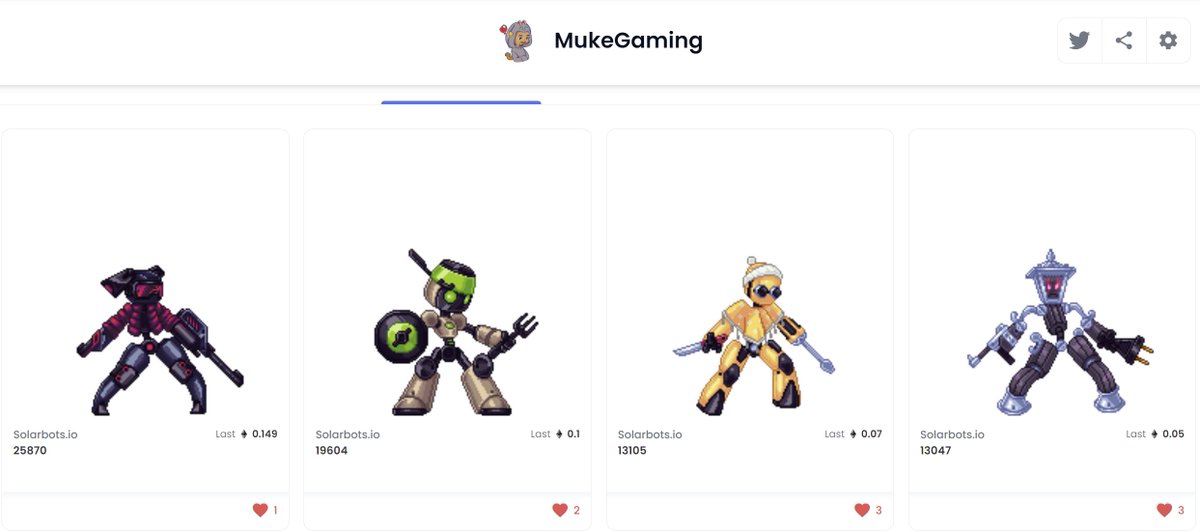 MukeGaming's tweet photo. En este cripto invierno se encuentrán las más grandes oportunidades.

Acabo de completar mi colección de @SolarbotsIO de: Illskagaard / Baby / Neutral 🥳.

Donde 1 es Épico y 3 son Raros 🔝🚀.

#solarbots #nft #NFTs https://t.co/yy51N78gVw