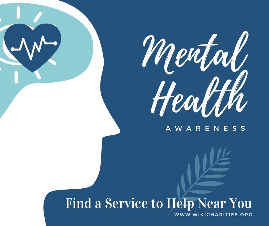 WikiCharities's tweet photo. Find a mental health service near you. #mentalhealthawareness #youareloved #mindful #health #wikitips #mentalhealth https://t.co/zWNuhSBnPE https://t.co/dU3rDq9f5l