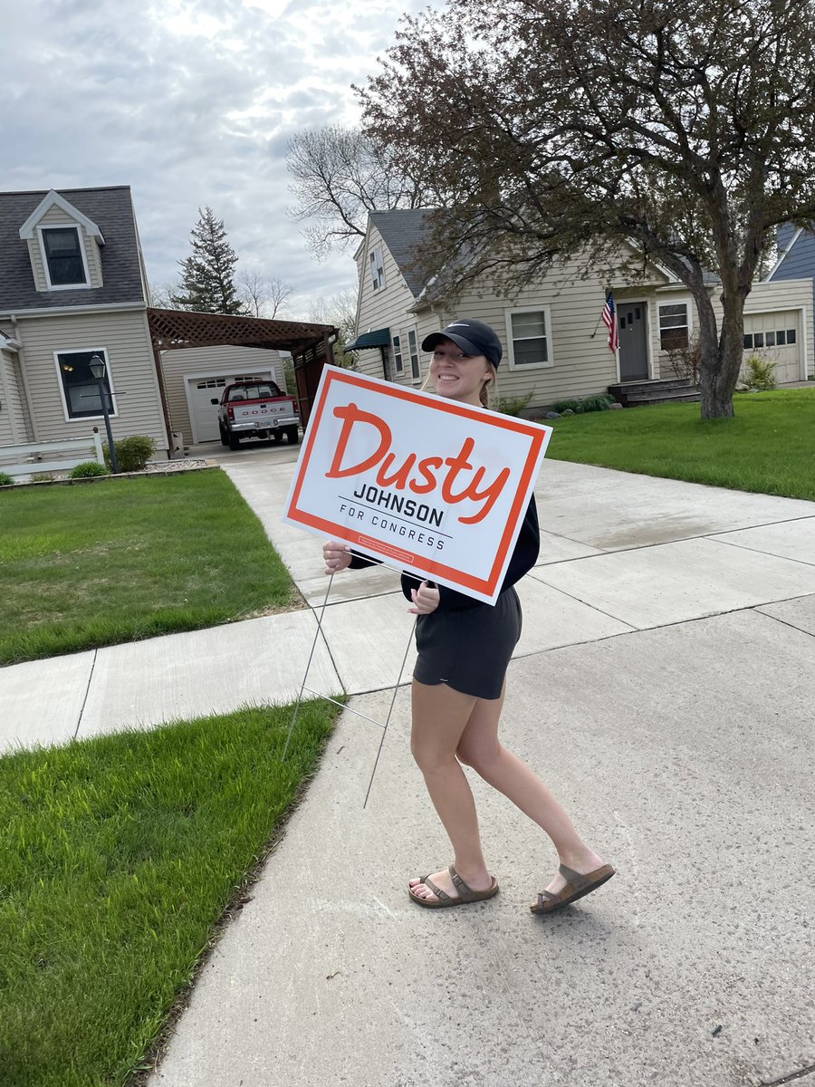 DustyJohnson's tweet photo. Team Dusty is painting South Dakota orange!
Dusty is a conservative leader focused on solutions to real problems like inflation and the supply chain. Vote for Dusty early or on June 7th! #GoDustyGo https://t.co/P29QgczwEW