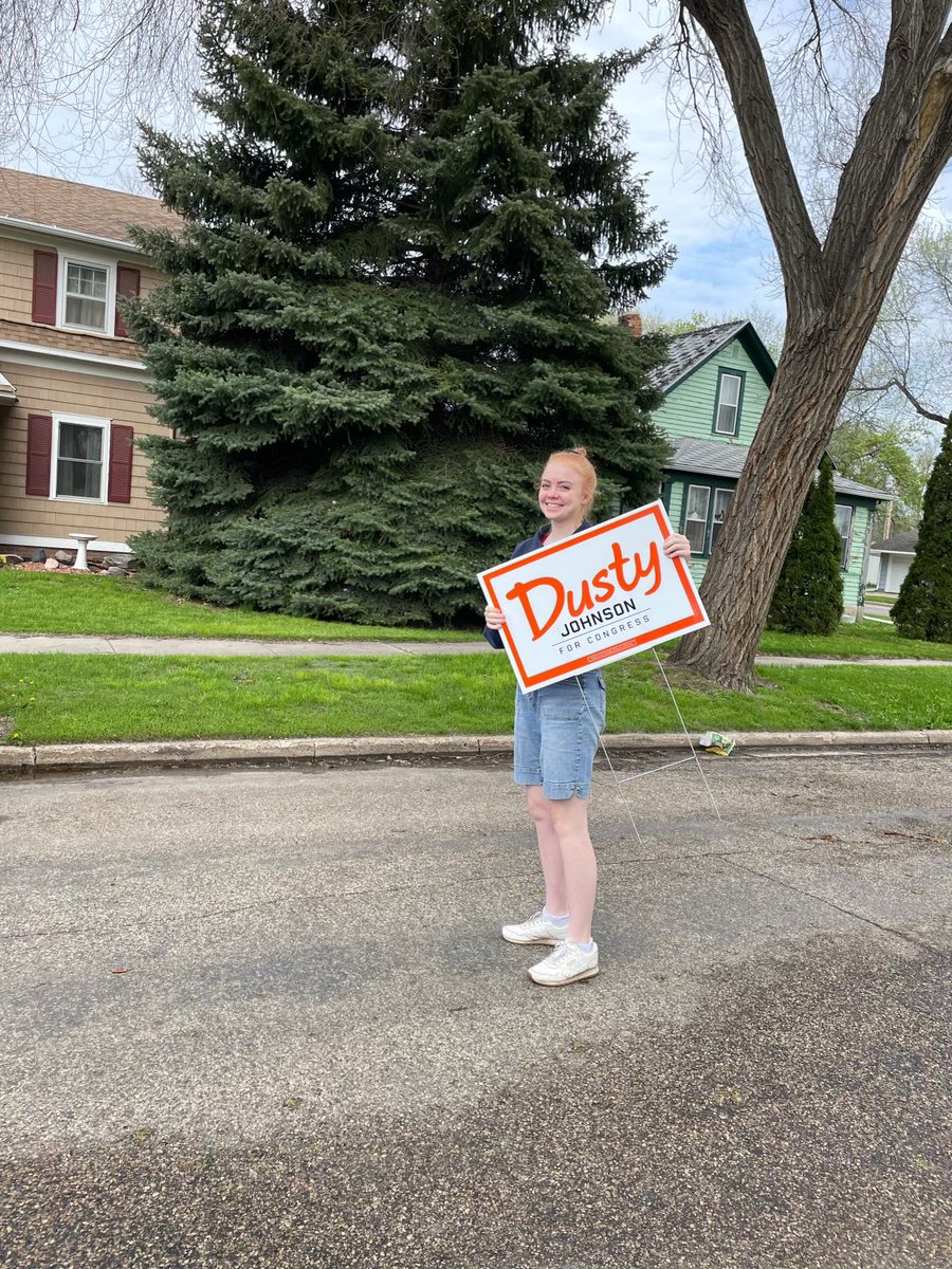 DustyJohnson's tweet photo. Team Dusty is painting South Dakota orange!
Dusty is a conservative leader focused on solutions to real problems like inflation and the supply chain. Vote for Dusty early or on June 7th! #GoDustyGo https://t.co/P29QgczwEW