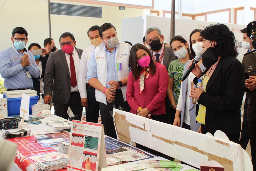 Fer_tlaxcala's tweet photo. Asistí a la inauguración de la Primera Jornada Nacional de #Salud Pública en #Tepetitla y tuve la oportunidad de compartir con los habitantes información sobre los programas de #Bienestar Integral de @bienestargobtlx. En #Tlaxcala, la salud de la gente es lo más importante. https://t.co/2TfYK9lvMn