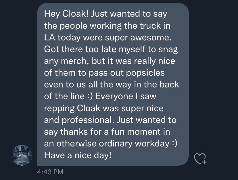 cloakbrand's tweet photo. Sobbing https://t.co/EPsmKCTyh1