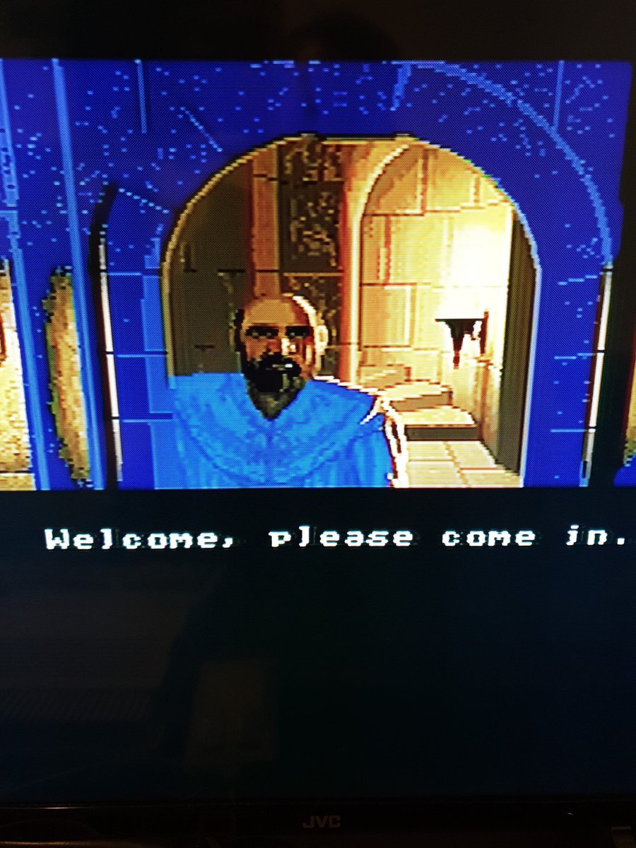 <a href="/RMCRetro/">OldCaveAccount</a>  just appeared on my screen while I was playing Eye of the Beholder 2 on the Amiga, I imagine this is like being greeted into the Cave ...