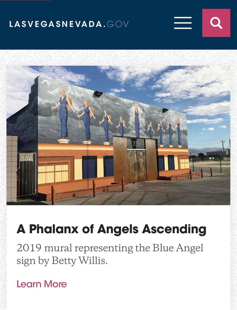 drlaurahenkel's tweet photo. So much love for  #AlisonChambers! She trusted me to curate two massive murals for 3 sides of her bldg on LVBlvd. T’was a cherry on top to facilitate #aphalanxofangelsascending into @CityOfLasVegas perm art collection! Mad respect for artists @AaronShepard5_1 + @Stanford_Art ♥️ https://t.co/ETlYErlDA3