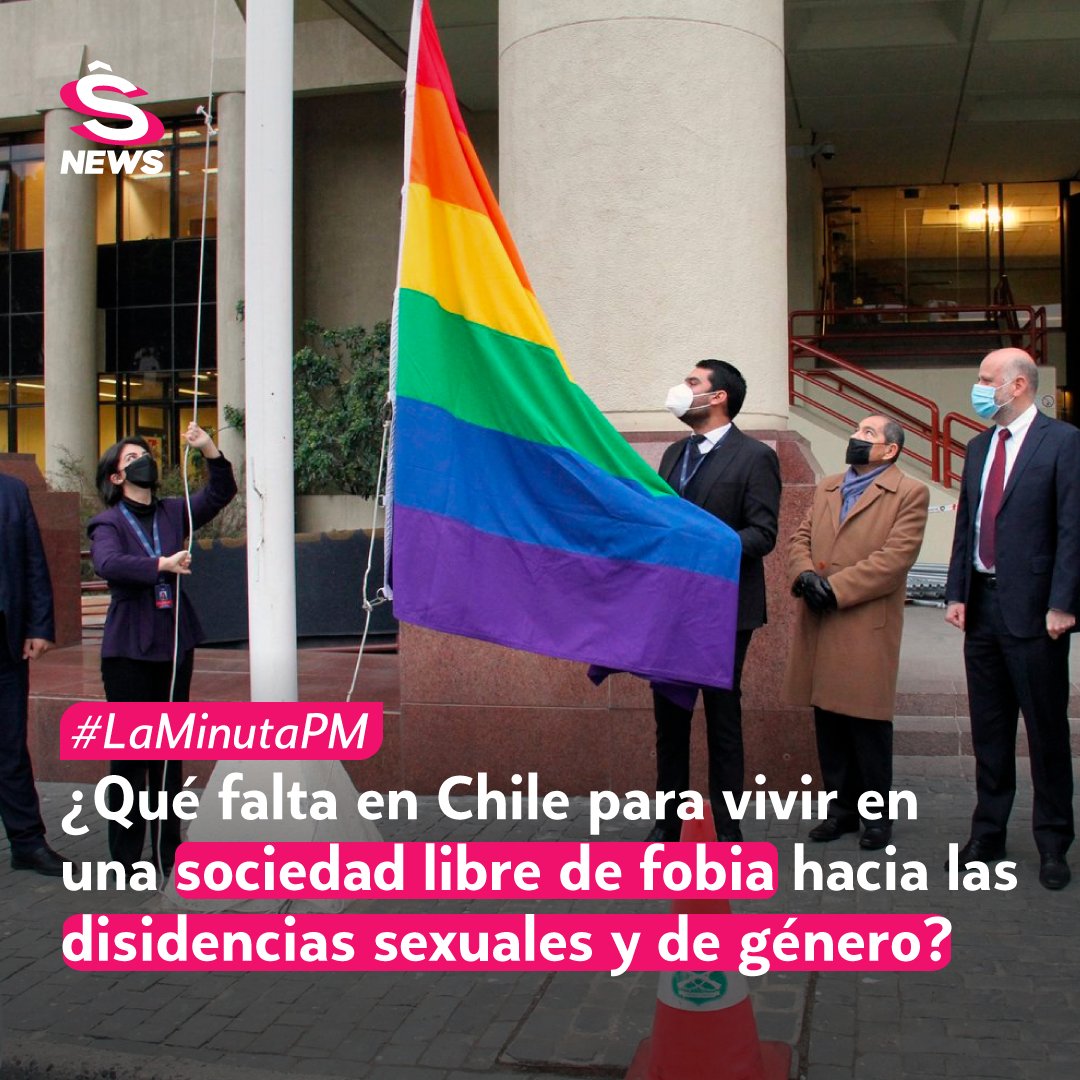 subelaradio's tweet photo. 🏳️‍🌈 Hoy se conmemora el día contra la homofobia, lesbofobia, transfobia y bifobia. 

¿Qué falta en Chile para vivir en una sociedad libre de fobia hacia las disidencias sexuales y de género?

Revisa #LaMinutaPM en 👉 https://t.co/uUJXiQAN6j https://t.co/CRZG9IafxD