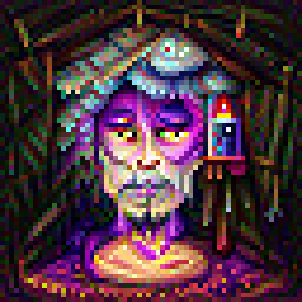 ✨ Citiz3n-1039 🌿

He lives in his hut, north of the Caledia city. Renown for his magic capabilities he teaches potionery at the Caledia Institute of Magic!

Follow <a href="/PixelCitiz3ns/">Pixel Citiz3ns</a> for more!

#NFTCommunity #NFTs #pfpNFT #pixelart #NFTGiveaways #NFTWL #NFTProject #NFTcollectibles