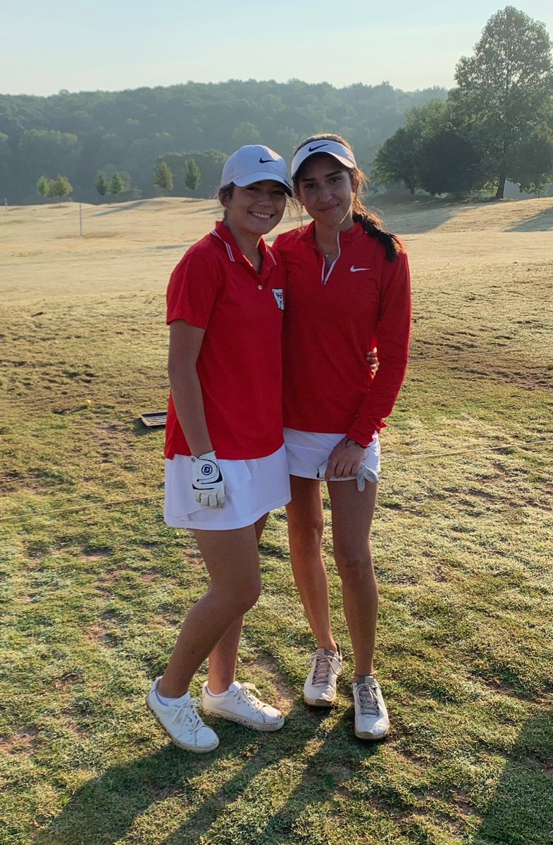 NGHSGolf's tweet photo. Proud of our showing at the State Tournament, ending up with a 6th place finish! Low round of the day was Tatum with an 84. GREAT season and excited for where we are headed as a program. Talia + Reagan - thank you for everything, we will miss you! #DAWGS ⛳️🏌️‍♀️🐾☀️ @NGHSAthletics https://t.co/sDAIyG8sbv
