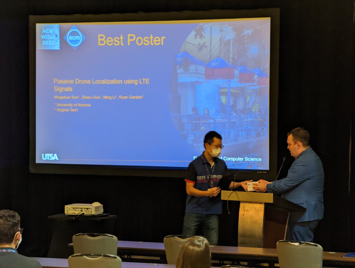 acm_wisec's tweet photo. Award ceremony at #WiSec2022. Congratulations to all the winners! https://t.co/w5S2sJ7TmP