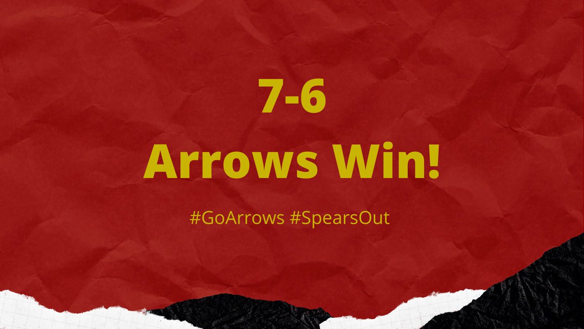 Onto the next! Longwood tomorrow at home! #GoArrows #SpearsOut 🏹🔥⚾️
