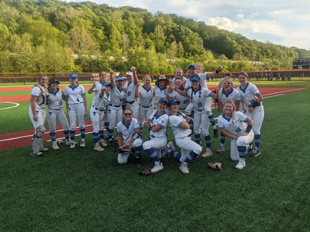 We made it out of the first round.... FINALLY!! 
FINAL SCORE
Connellsville -2
Trinity- 11