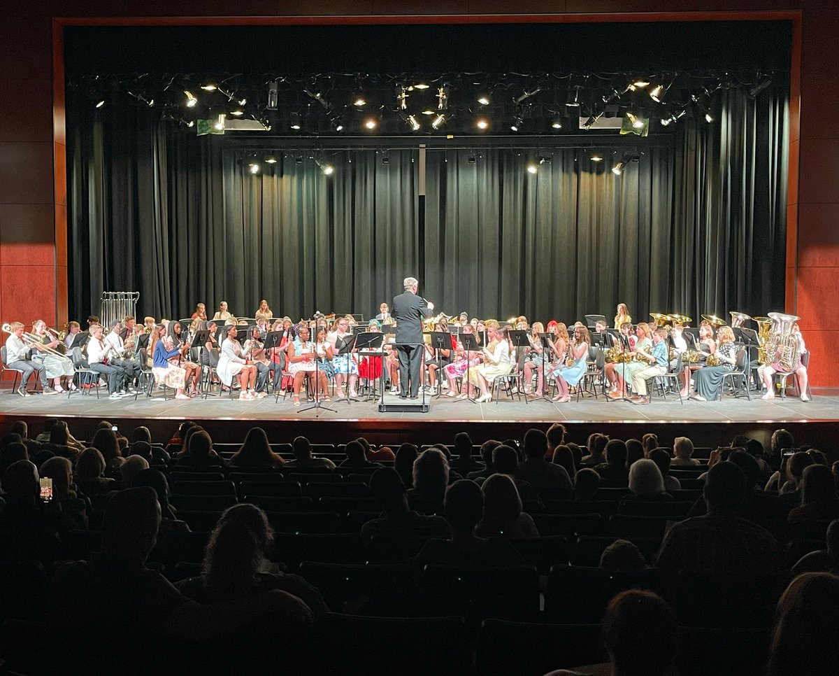 The Monrovia MMS Beginning Band Spring Concert was outstanding.