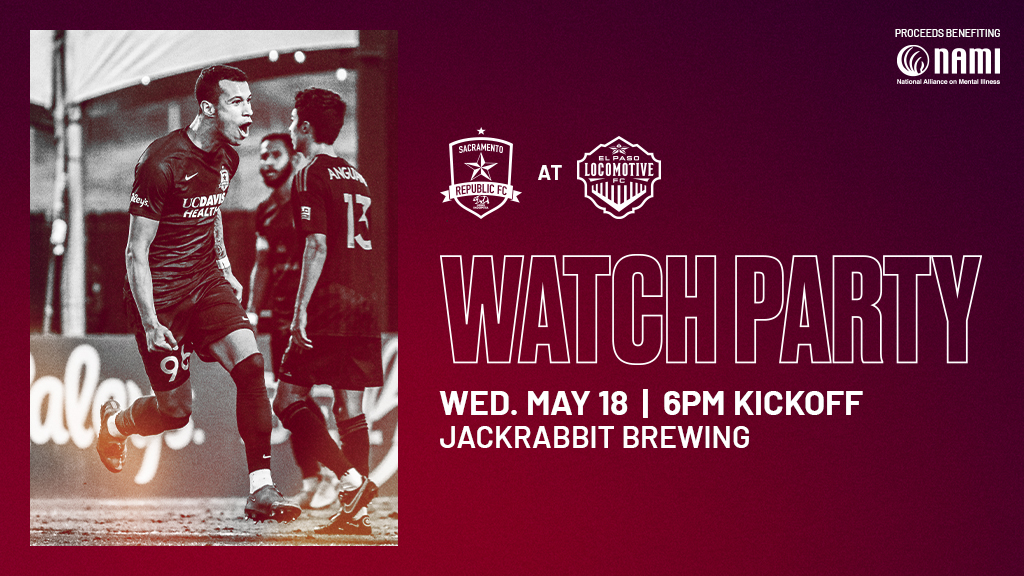 SacRepublicFC's tweet photo. A watch party for a good cause 🙌 

20% of every beer sold at tomorrow's #ELPvSAC watch party at @JackrabbitBeer will be donated to the Sacramento affiliate of @NAMICommunicate. Plus, the first 50 Indomitable Members will receive a free drink! 

➡️ https://t.co/JfOh9DejyY https://t.co/AdKx3U6H76