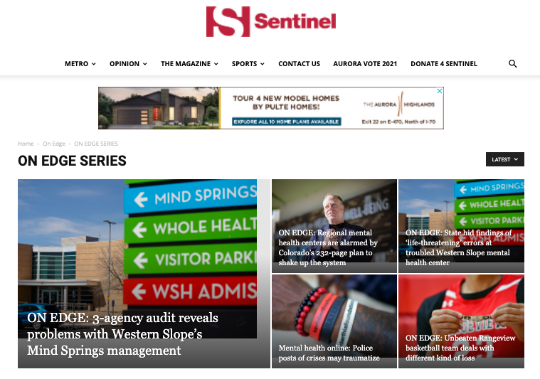 SentinelPols's tweet photo. ON EDGE: Colorado News Collaborative sponsors live mental health system discussion Tuesday evening — LIVE LINK HERE

 https://t.co/9WfNNh6Fbn

#COpolitics #COleg #MentalHealth #MentalHealthAwarenessMonth https://t.co/1xaUskyyRe