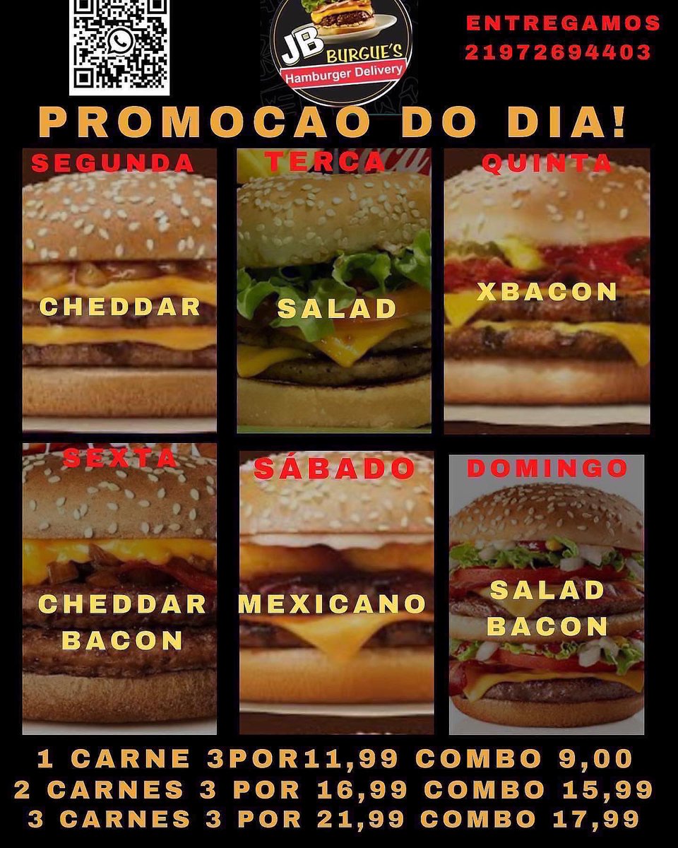 bburger_j's tweet photo. Boa noite já estamos funcionando https://t.co/rF2iS7jVp5