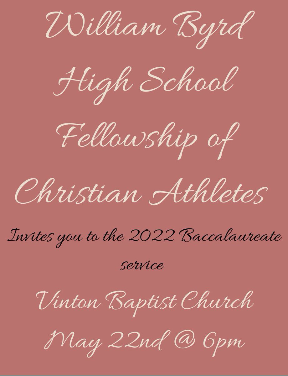Join us to honor our seniors next sunday! Family and friends are welcome!