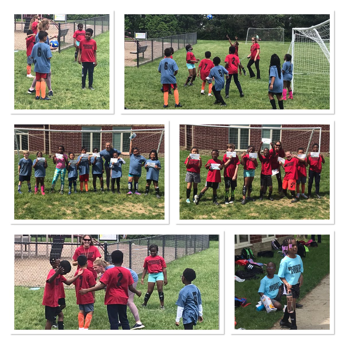 So much fun playing soccer after school today! Beautiful weather and great sportsmanship! ⚽️ ⁦<a href="/BPEKnights/">BPE Knights</a>⁩ #wearewayne