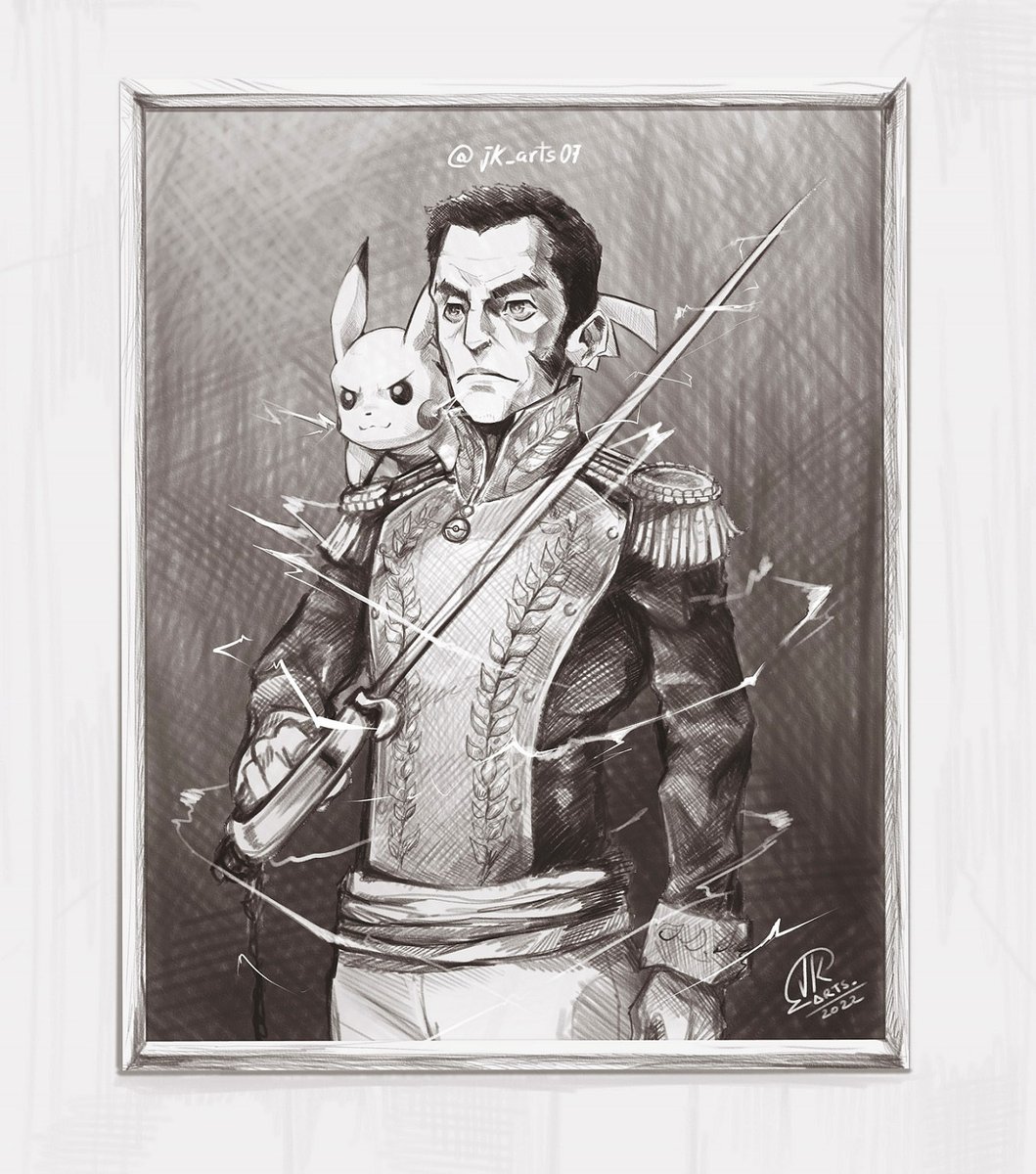 😌🇪🇨 
#simonbolivar #ecuador #quito #artistaecuatoriano #artwork #pikachú #digitalart  #illustration #commissionsopen #drawing #Pikachu
#pokemon @HuionEspanol  @HuionTab 