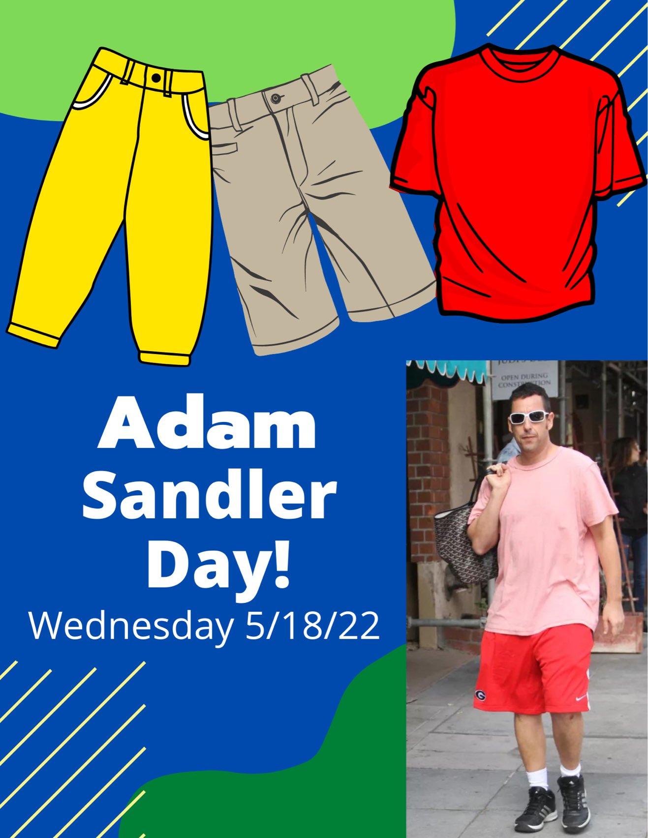 dress like adam sandler day