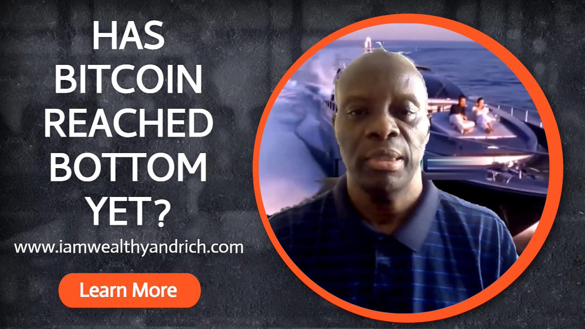 wealthlyandrich's tweet photo. HAS BITCOIN REACHED BOTTOM YET https://t.co/VgICNzw7ev via @YouTube #Bitcoin #Cryptocurrency https://t.co/xnJaMtpAIQ