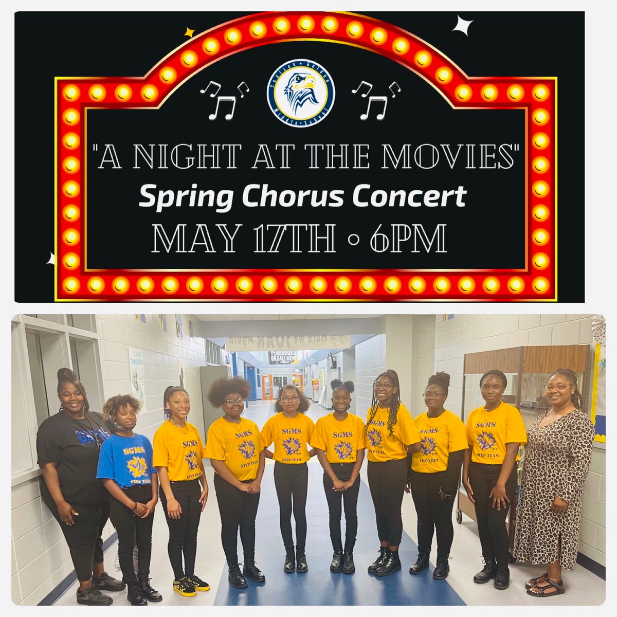 🌟Dwaynea Golden, Ed.S🌟 (@msd_golden) on Twitter photo 💛SGMS 2021-2022 Step Team final performance of the year during the intermission was a success💙 <a href="/SGTheBestNest/">SnelsonGoldenMS</a> 💛SGMS 2021-2022 Step Team final performance of the year during the intermission was a success💙 <a href="/SGTheBestNest/">SnelsonGoldenMS</a>
