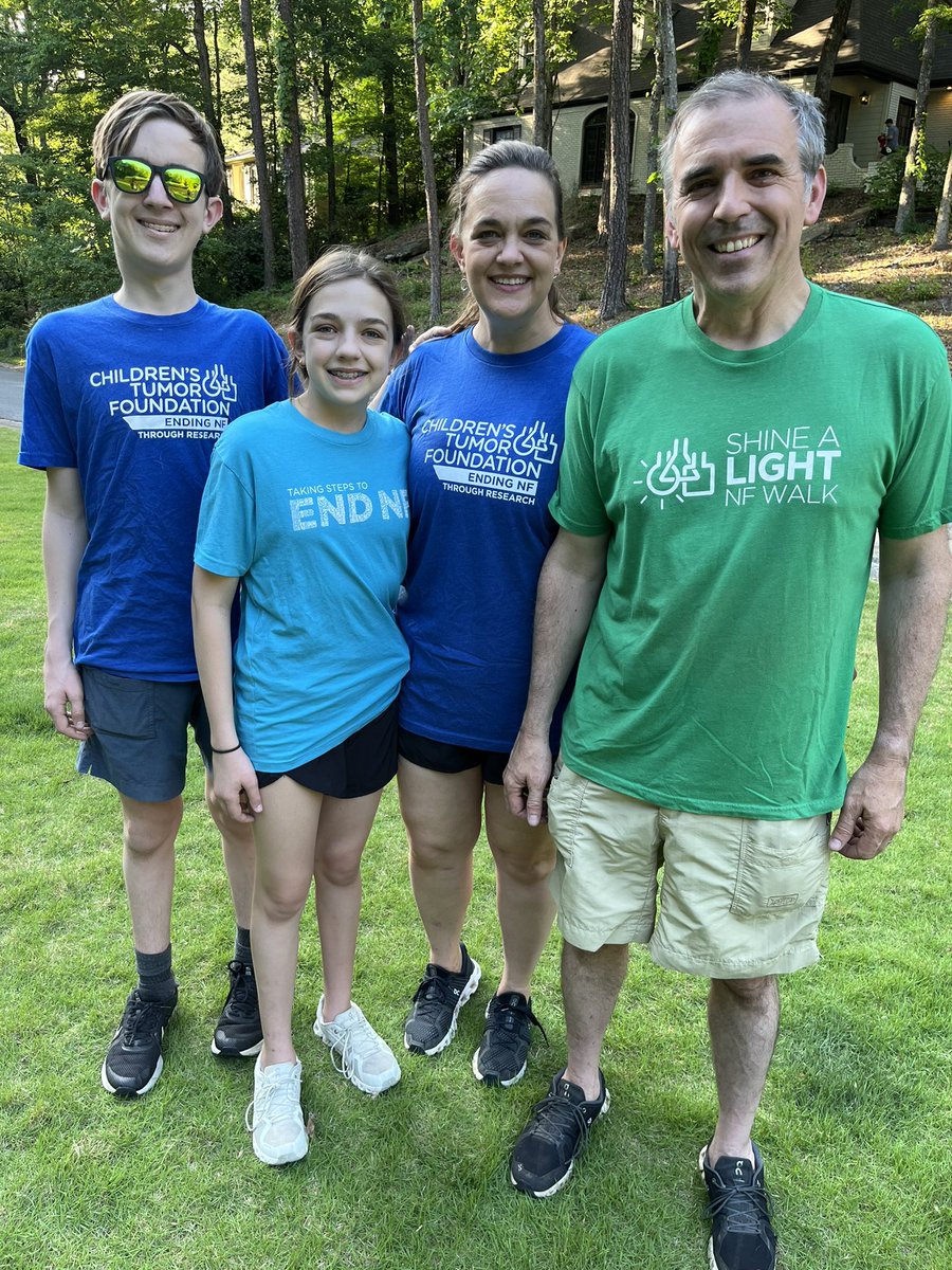RenieMoss's tweet photo. It’s World NF Awareness Day so we ended our work and school day with a neighborhood stroll. #endnf #MakeNFVisible https://t.co/VUlBNs6V3U