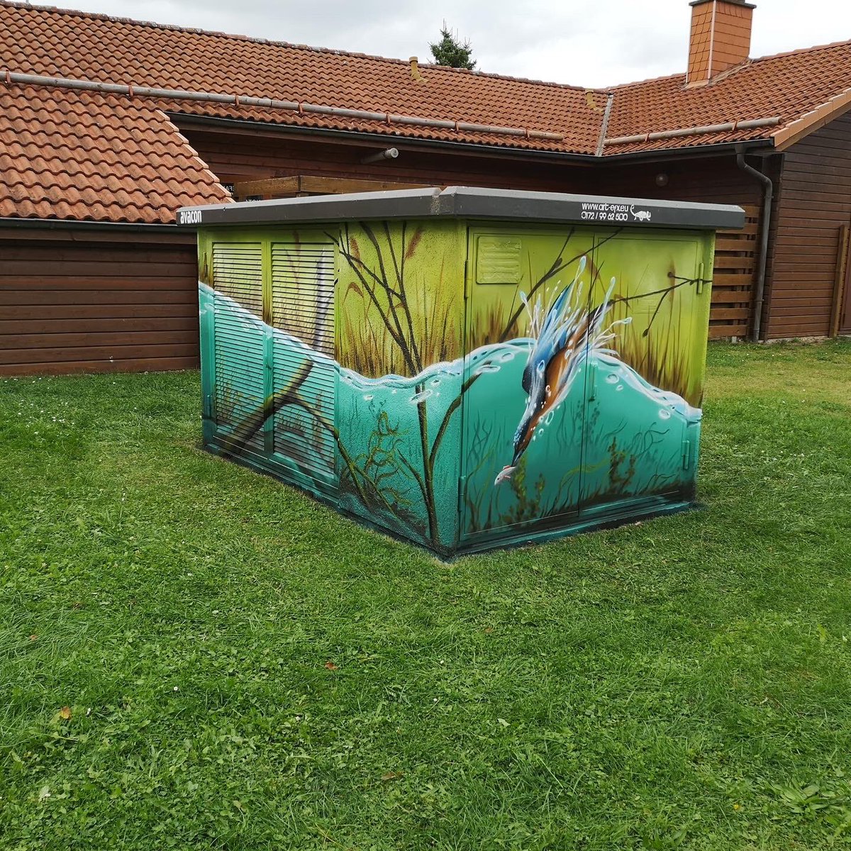 CoraLandshuter's tweet photo. Platz 2 bei unserer #Trafowahl 2021 geht an die #Trafokunst aus #Hasselfelde #Eisvogel
https://t.co/1G7KC76dgj https://t.co/W9FVh9XNux