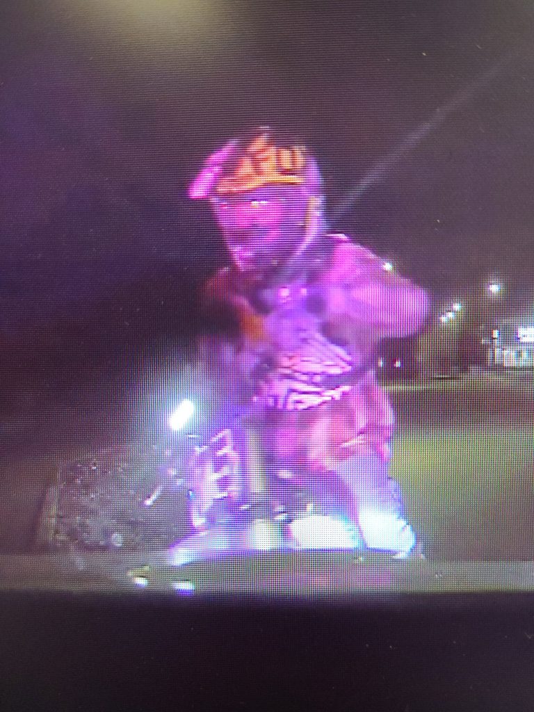 🚔🚨  DM if you know this person. They were riding a dirt bike in the Greens area on May 7th around 11pm. There were two of them together, they are both now wanted for criminal charges and various traffic offenses. The bike in the photo appears to have a "75" on it. <a href="/reginapolice/">Regina Police</a>