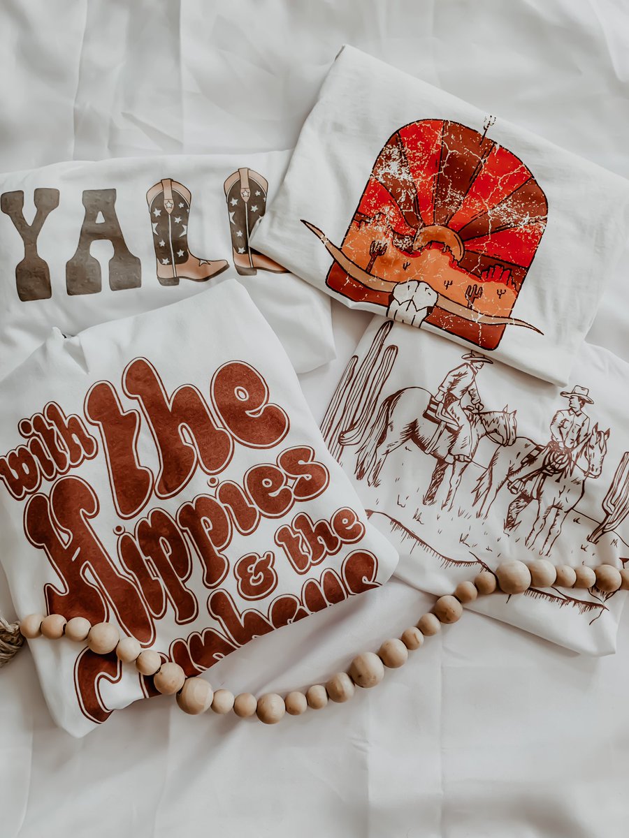 WonderingGypsy2's tweet photo. we have got the cutest graphics ✨🖤
•
ALL graphics are 20% off today only 👀 no code needed!! Don’t walk….RUN gf 👏🏼👏🏼shop online + mobile app!!
•
#westernboho #westernboutique #westerngraphic #shopwonderinggypsy #shopsmall #westernchic https://t.co/duDmNls7Xr