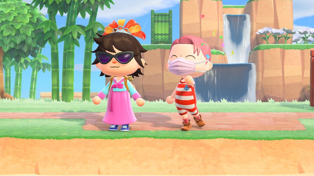 NicoSTAR8_AC's tweet photo. Avec Zozogaming91 #AnimalCrossing #ACNH #NintendoSwitch https://t.co/k3e4Qn14g5