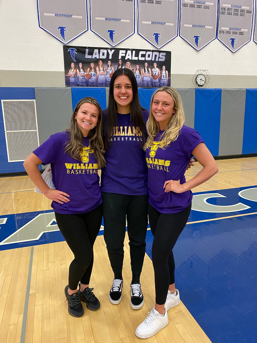 crestgirlshoops's tweet photo. Congratulations to Senior Lady Falcon Sarah Batra on signing her National Letter of Intent to Williams College for basketball!  Shout out to fellow seniors Kayla and Mallory for sporting the Williams shirts and fellow Lady Falcons for their support!  Congratulations Sarah!!! https://t.co/FnJiR8pwdS