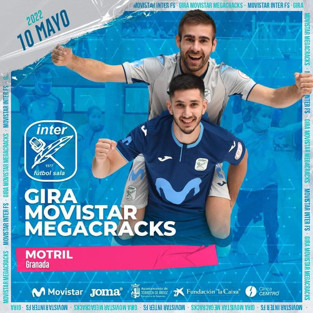 CsMotril's tweet photo. Que alegría recibir en el día de hoy la gira Movistar Megacracks, donde los mejores jugadores del mundo de futbol sala,el Movistar Inter Fs, han entrenado con alrededor de 400 alumnos de diferentes centros educativos en este gran evento. https://t.co/SH80FrRbAx