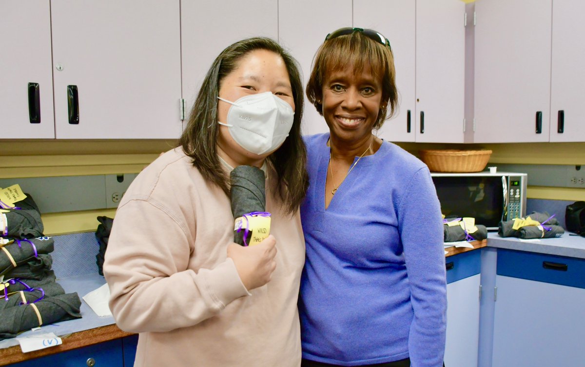 WVUSD_Tweet's tweet image. WVUSD Thinks You’re T-RRIFIC! Supt. Dr. Taylor, Board Member Helen Hall &amp;amp; Team celebrate Staff Appreciation Week at @DiamondBarHS1 today with breakfast burritos and t-shirts. #WVUSD52 #ReconnectRestoreReimagine