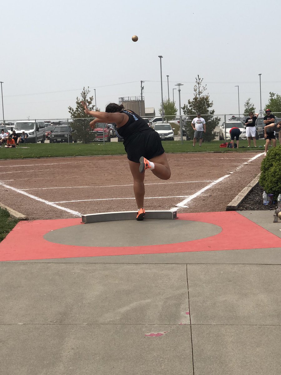 Alex Johnson does it again! Qualified for State in Shot Put after finishing 3rd 🥉 at the B1 District Championship! Awesome job! 🐏💪<a href="/RalstonHS/">Ralston High School</a>