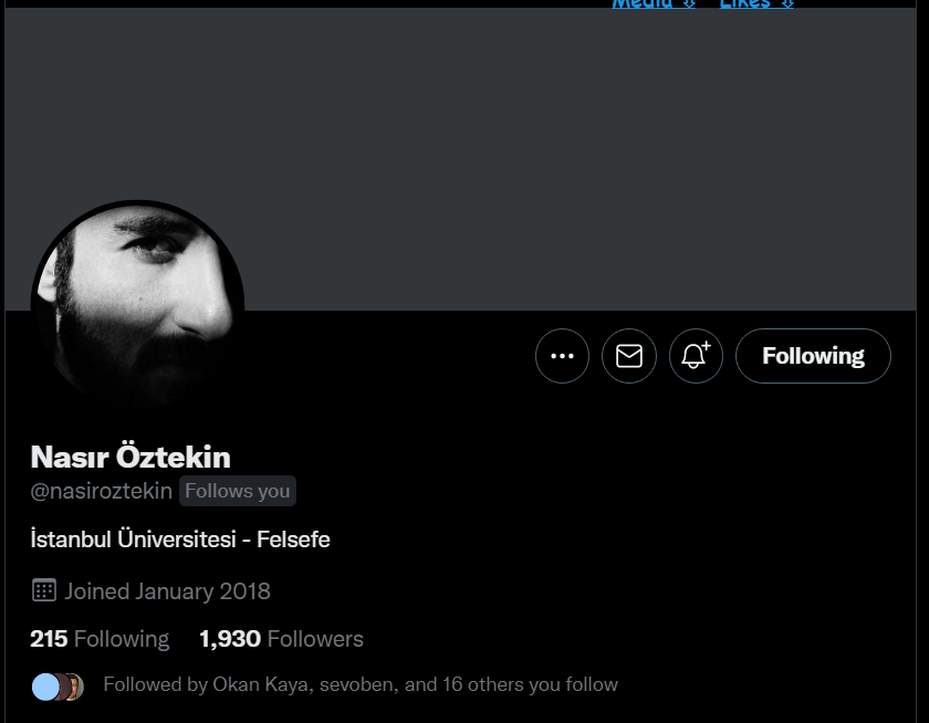 edipyuksel's tweet photo. Bu genci @nasiroztekin takip edin. Tanışın kendisiyle. Felsefe mezunu. Dün bana yeni bir makalesini gönderdi.
"Gerçekçi Düşünme Sanatı"
Okumamı rica etti. Yoğun bir günün sonunda yorgundum. Bir makale okuyacak enerji/iştahım yoktu. Merak ettim. Harika bir makaleydi 👍
#ediPro https://t.co/6quqkYS9e8