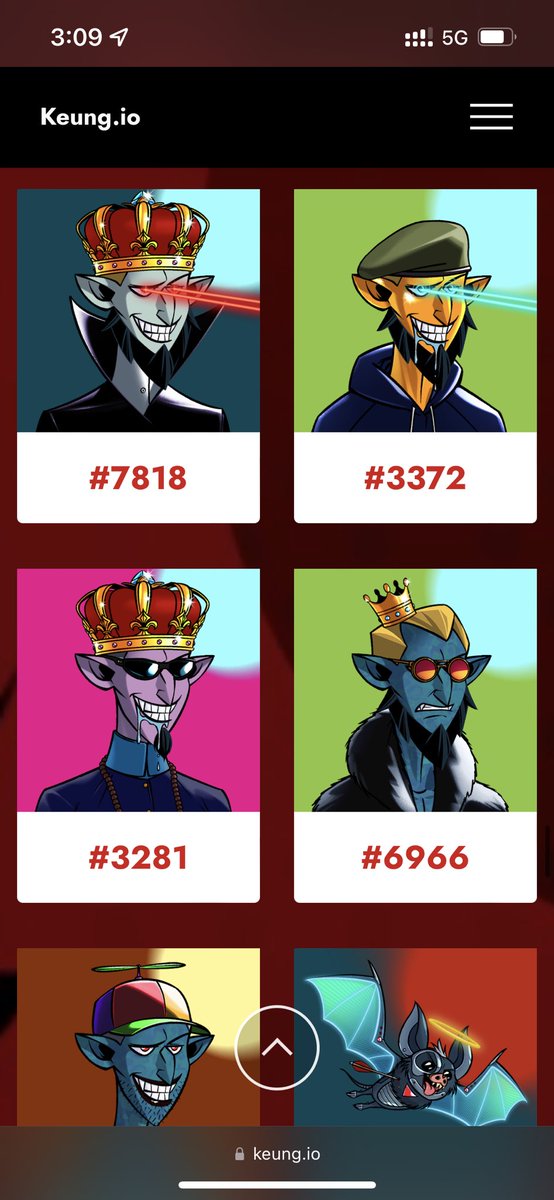 keung's tweet photo. @delgrand @AzukiOfficial @ZAGABOND I love my vamp too🧛 https://t.co/f3o8sbxA5y