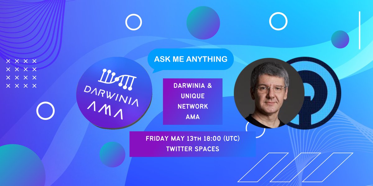 DarwiniaNetwork's tweet photo. Join @thetokenblonde_ and @imcryptohustler this Friday as we host Alexsander from @Unique_NFTchain, the creators of #Substrapunks and #Chelobricks!
200 USDT value to 10 who:
🥇 Like & RT
🥈 Follow @DarwiniaAMAs & @Unique_NFTchain
🥉 Tag 3 friends
🏅 Join & Ask a Question! https://t.co/BbFE9nGD9y