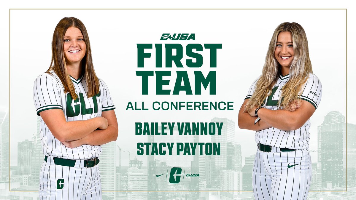 CharlotteSB's tweet photo. Four of our players were named to the 2022 C-USA All-Conference teams 🤙

Show these remarkable Niners some Love!! Well deserved👏

#ALLIN4CLT || #GoldStandard https://t.co/ZaliN4bVpW