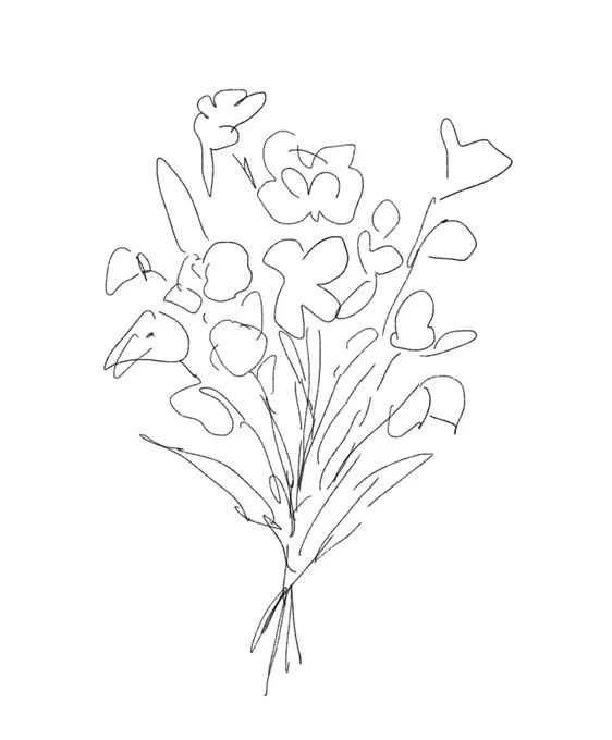 Start to finish, just posted my flower illustration process on patreon :) 