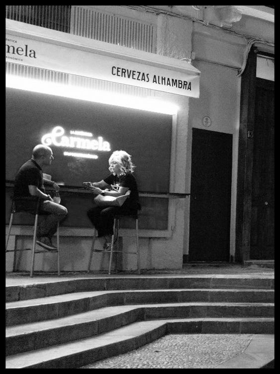 MasaiRunning's tweet photo. Granada nightlife 
#Spain 
#Andalucia 
#blackandwhitephotography https://t.co/HYDZ4nux5h