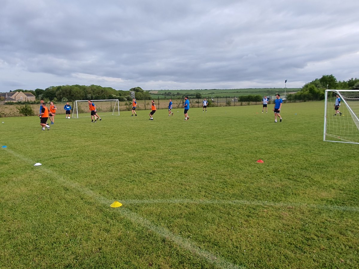 Boys training hard for Saturday