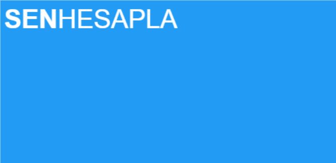 Yeni Logosu ve Tasarımıyla Senhesapla yapmak istediğiniz hesaplamalar,  döviz kurları ve kripto para piyasası verileriyle sizlerle. senhesapla.com