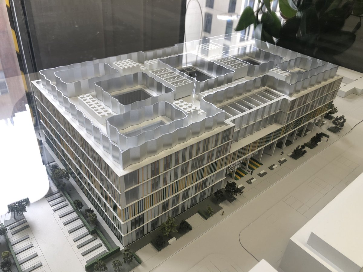 SpeechieSoph's tweet photo. So very excited to see a 3d model of the planned @CambChildrens Hospital in person today! It’s gonna be aaaawwwwweesome. #NaturalLight #OutsideSpaces #TheWholeChild #inclusion #HolisticCare https://t.co/t5tTzxJR9g