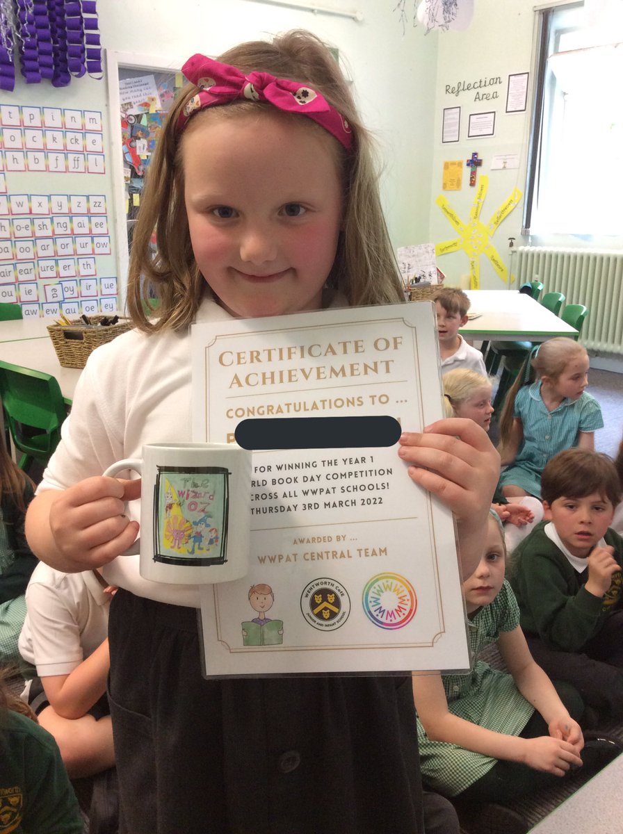 WCoFE_Beech12's tweet photo. Wow! A huge congratulations to our world book day competition winner! 📚She designed a fantastic front cover for her favourite book within the trust. #teamwentworth https://t.co/Jb4UnPbqkt